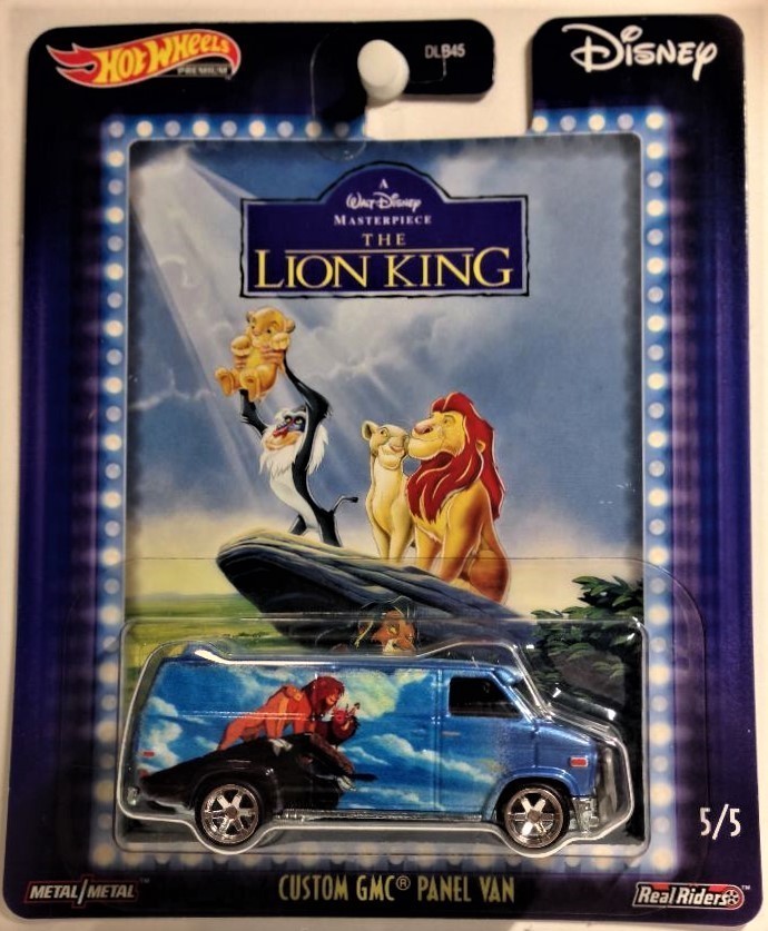 Hot Wheels Disney's The LION KING CUSTOM GMC PANEL VAN w/RRs 