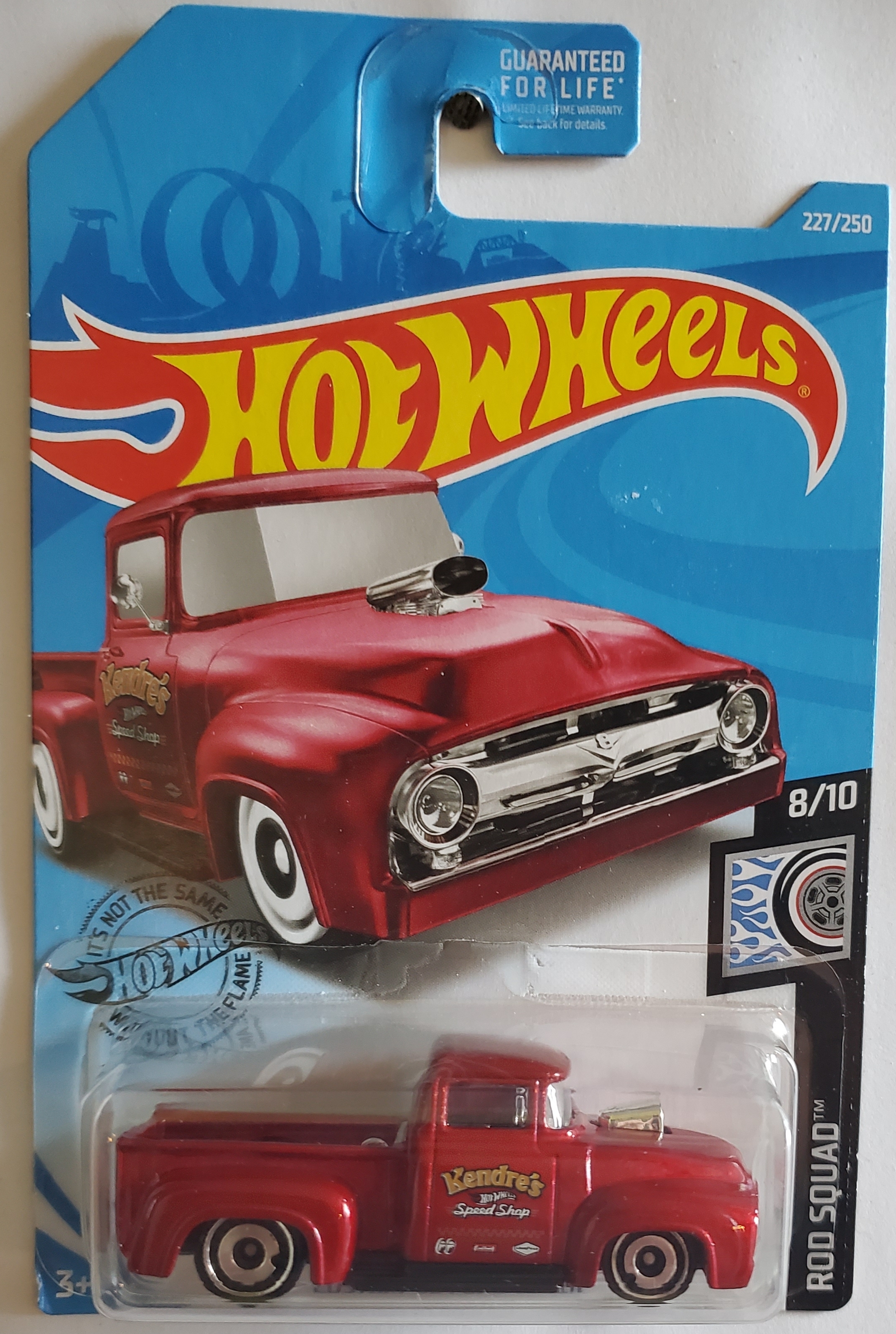2019 Hot Wheels #227/250 Custom '56 Ford Truck Rod Squad #8/10 ☆F/S☆ Black 