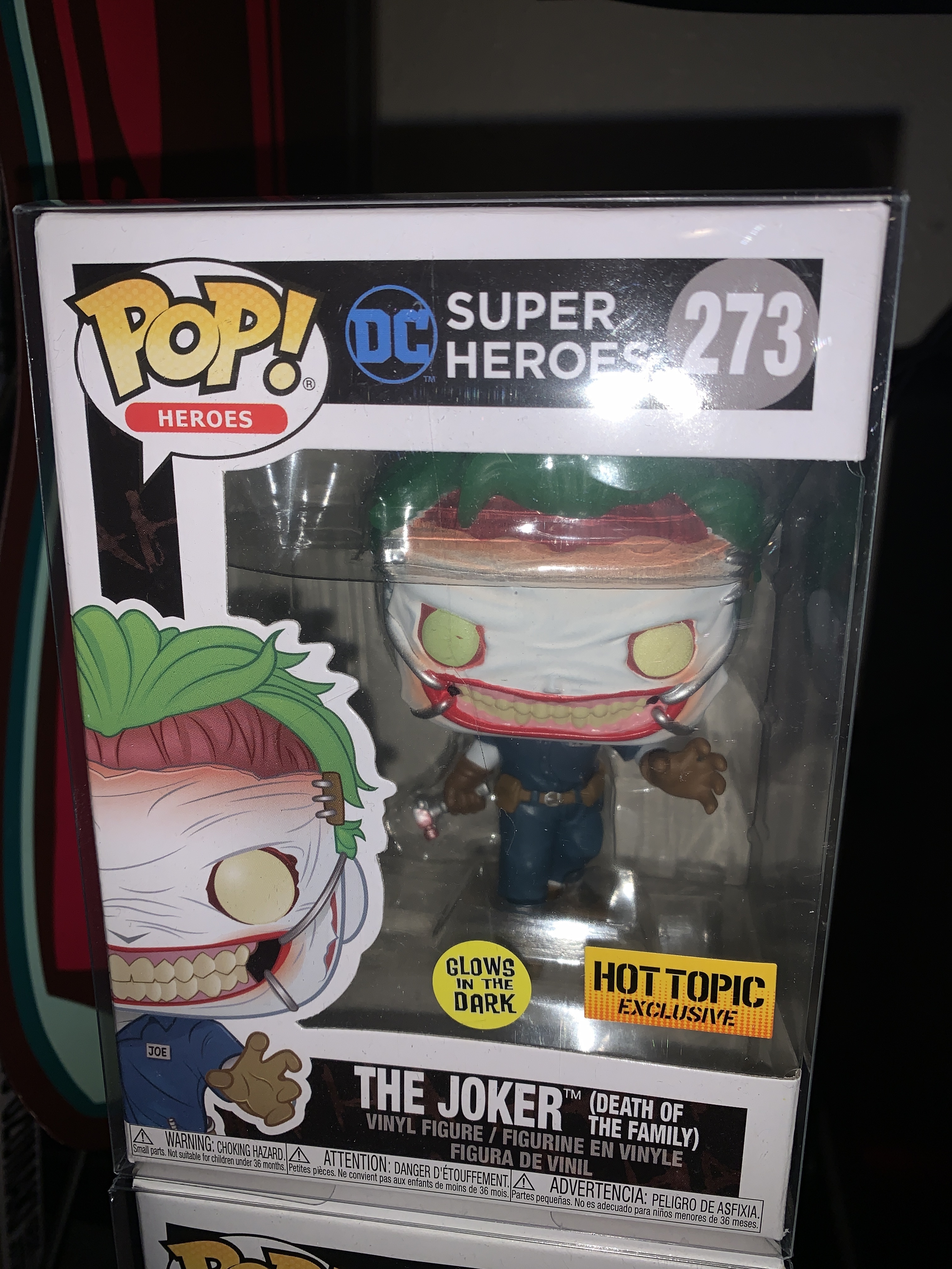 The Joker Death of the Family Glow in the Dark Pop Price Guide