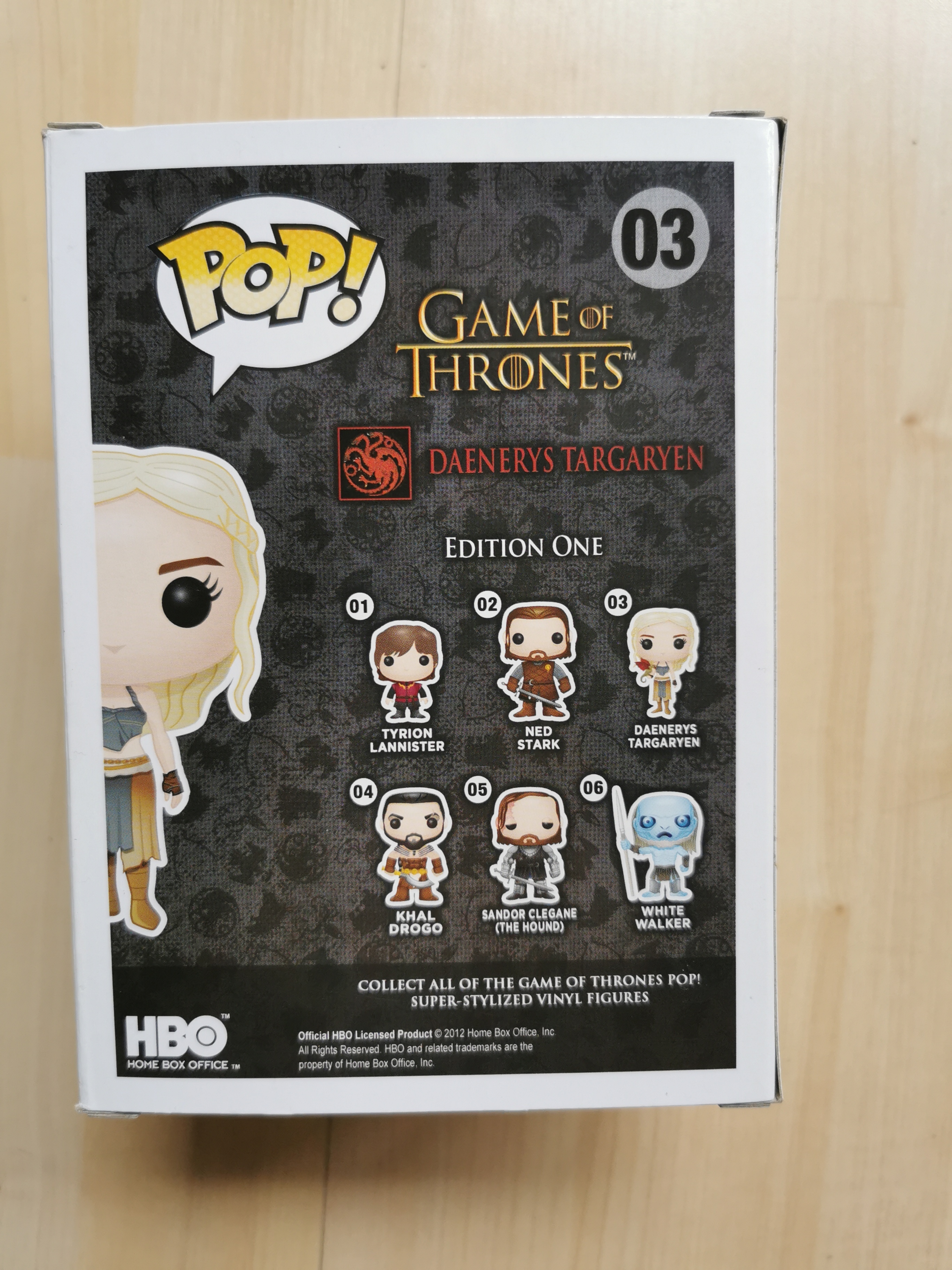 Funko Pop Game of Thrones 03 GOT Edition One 3012 Daenerys Targaryen 
