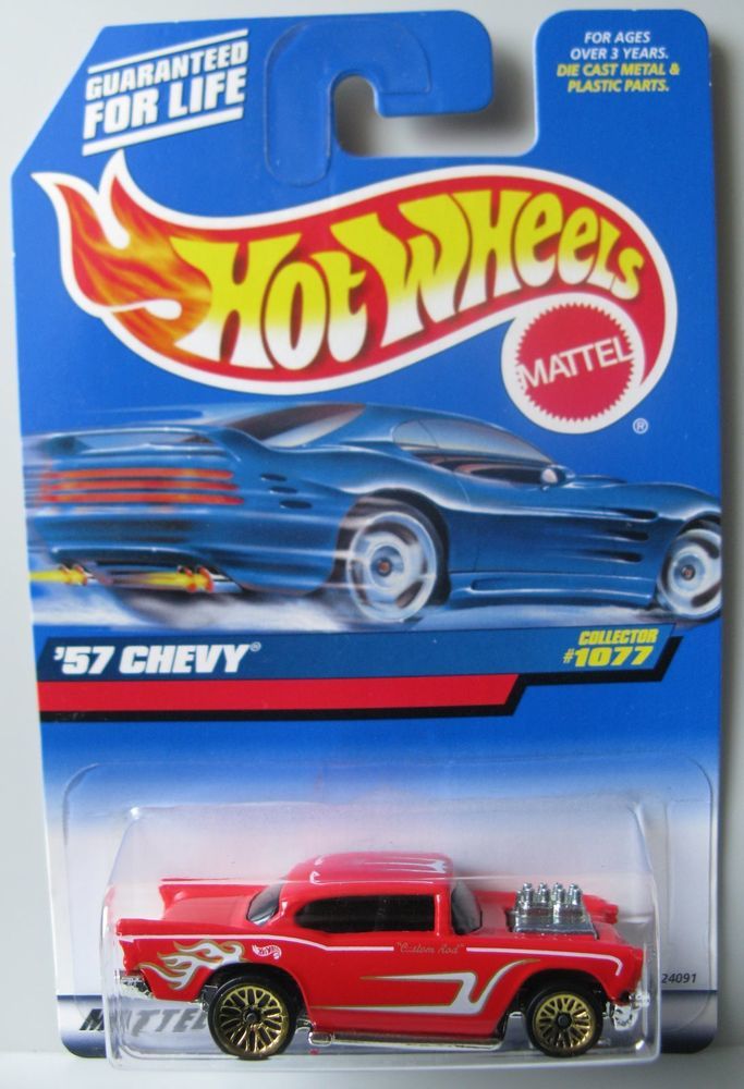 Hot Wheels '57 Chevy Red #1077 | Hot Wheels Collectors