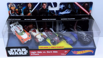 Light Side vs. Dark Side 5 Pack Model Vehicle Sets hobbyDB