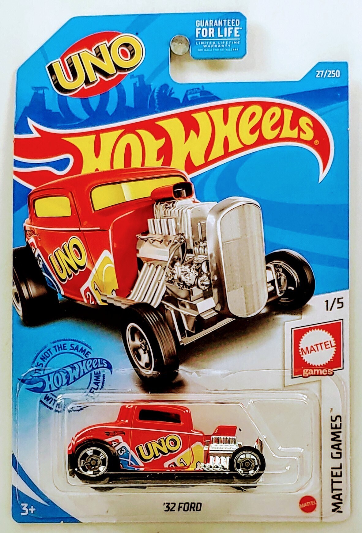 2021 Hot Wheels 27/250 '32 FORD Coupe 1/5 MATTEL GAMES DOS ~ Box Ships FREE!!