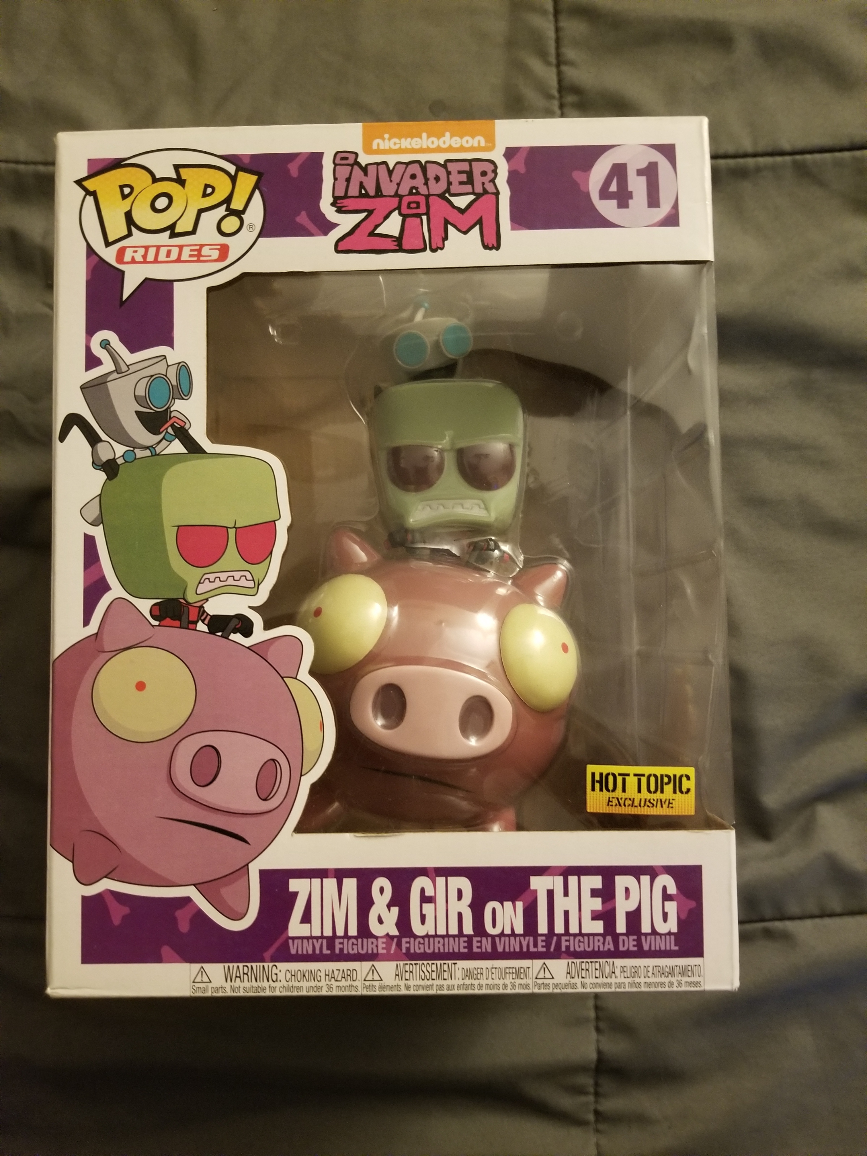 Zim and gir on the online pig funko pop