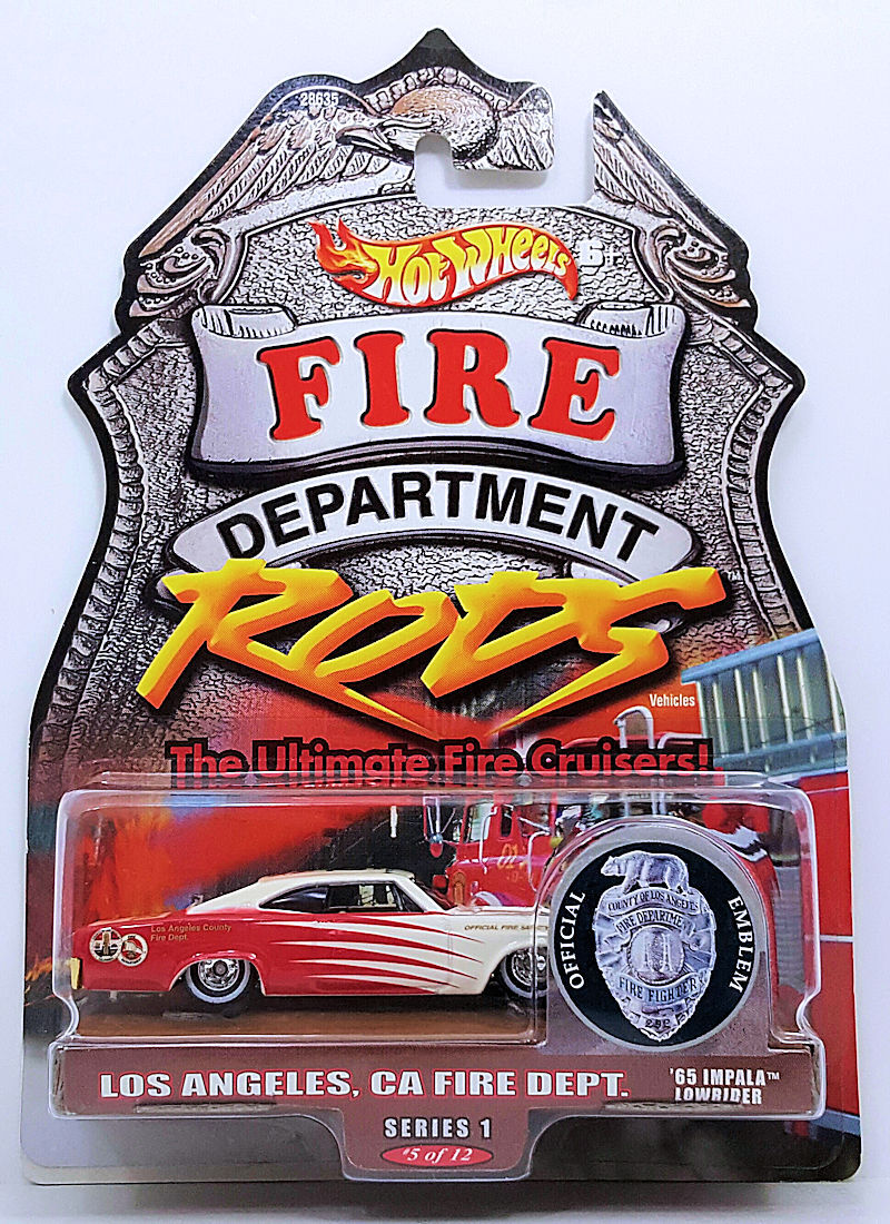 Hot Wheels '65 インパラ ロサンゼルス消防局 かじかむ