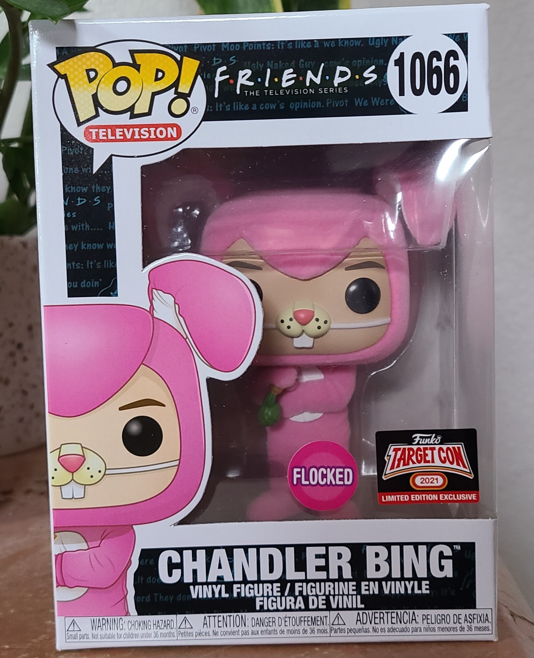 Funko Pop Chandler Bing Friends Flocked Special Edition 1066 