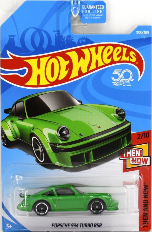 Hot Wheels 2018 #338/365 PORSCHE 934 TURBO RSR green Then and Know 