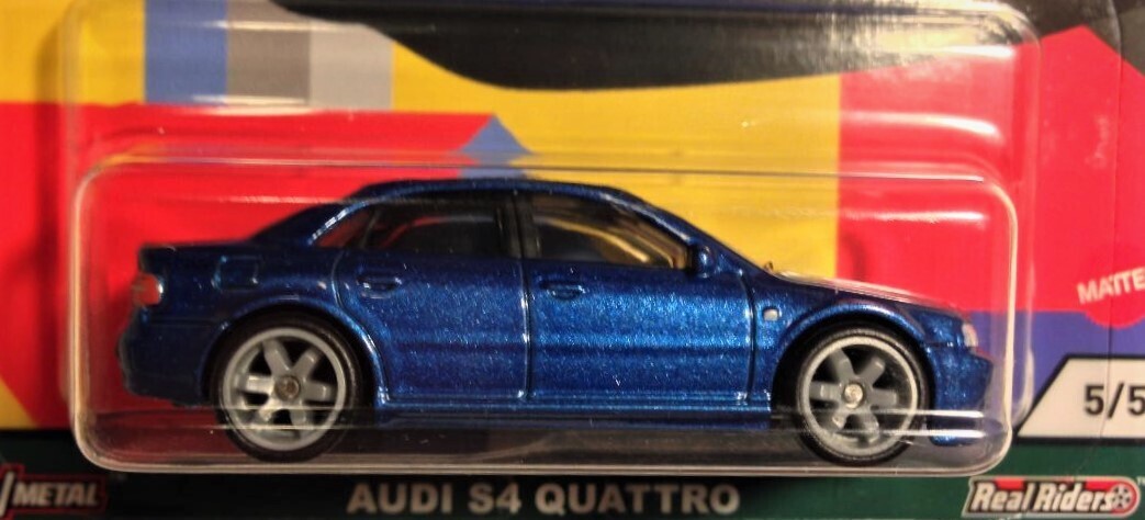2021 Hot Wheels Audi S4 Quattro Car Culture Deutschland Design 5/5 Blue 