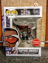 FUNKO POP! Captain America The Falcon Winter Soldier (Gamestop Exclusive)  #819
