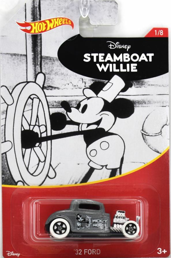 Hot Wheels 1932 Ford Steamboat Willie Mikey Mouse Disney Series 18 