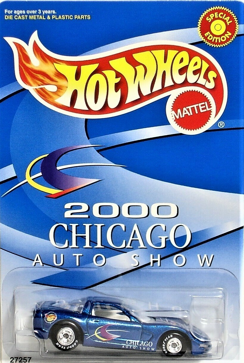 2000 HOTWHEELS 2000 Chicago Auto Show'97 CORVETTE édition spéciale Échelle 1/64 