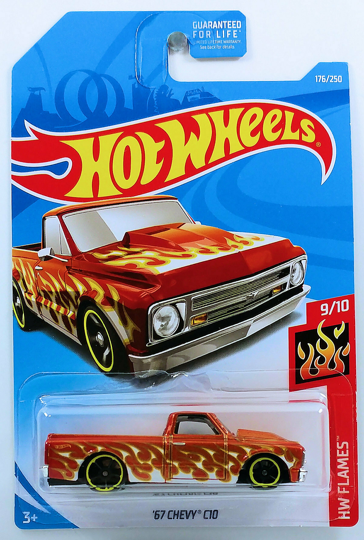 67 Chevy C10 HW Flames 9 10 2019 Jayhow s Hot Wheels and