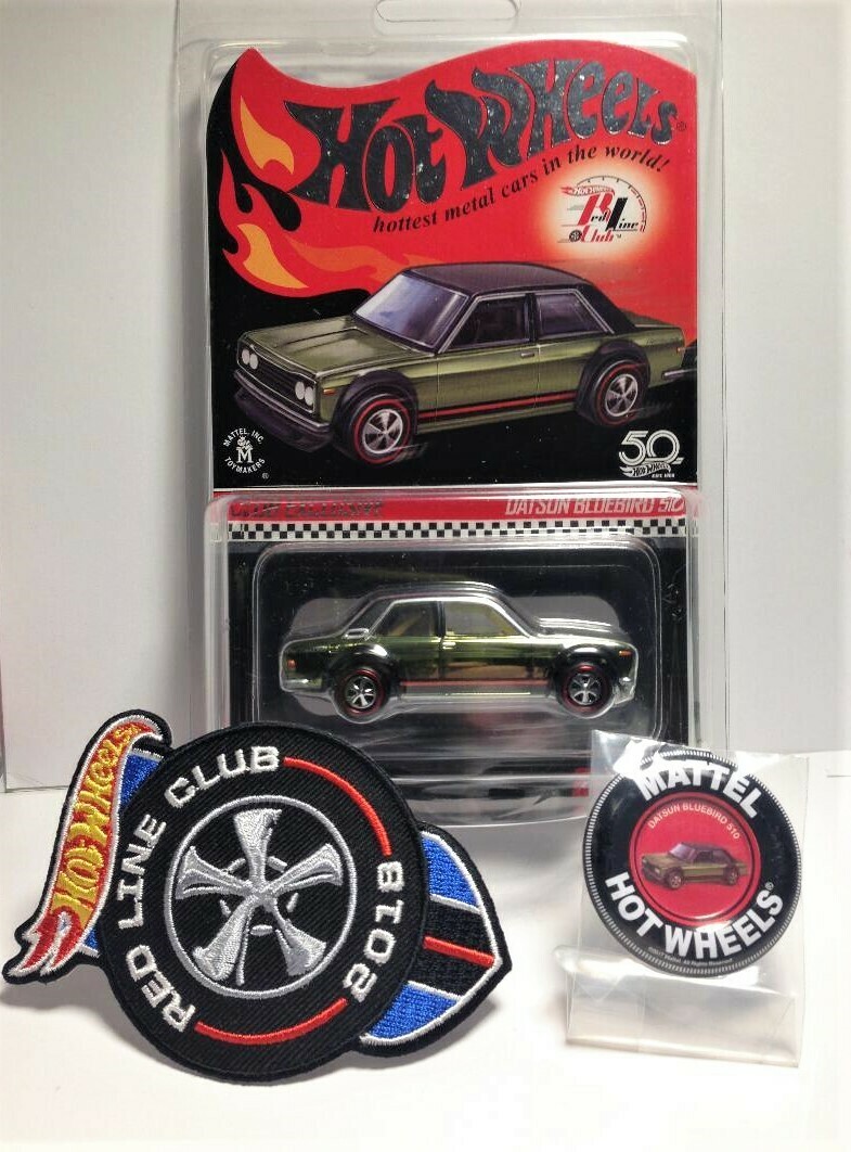 Datsun Bluebird 510 2018 Hot Wheels RLC Red Line Club