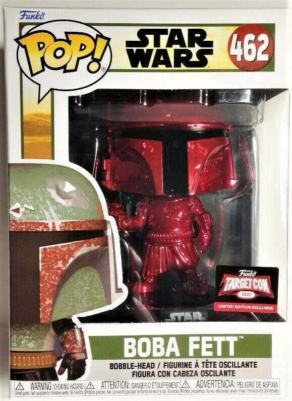 Chrome boba fett pop sales