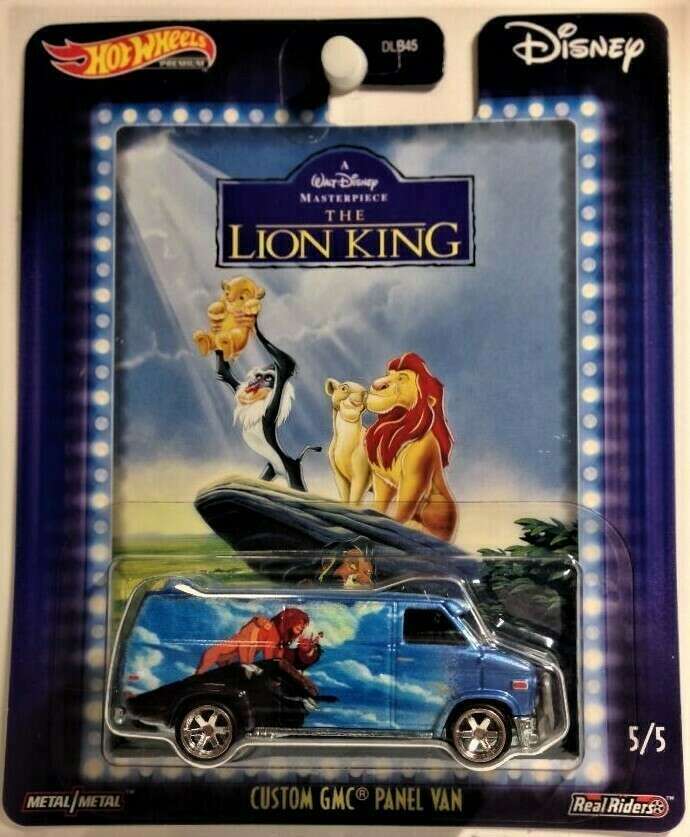 Hot Wheels Pop Culture Collection The Lion King Custom GMC Panel Van
