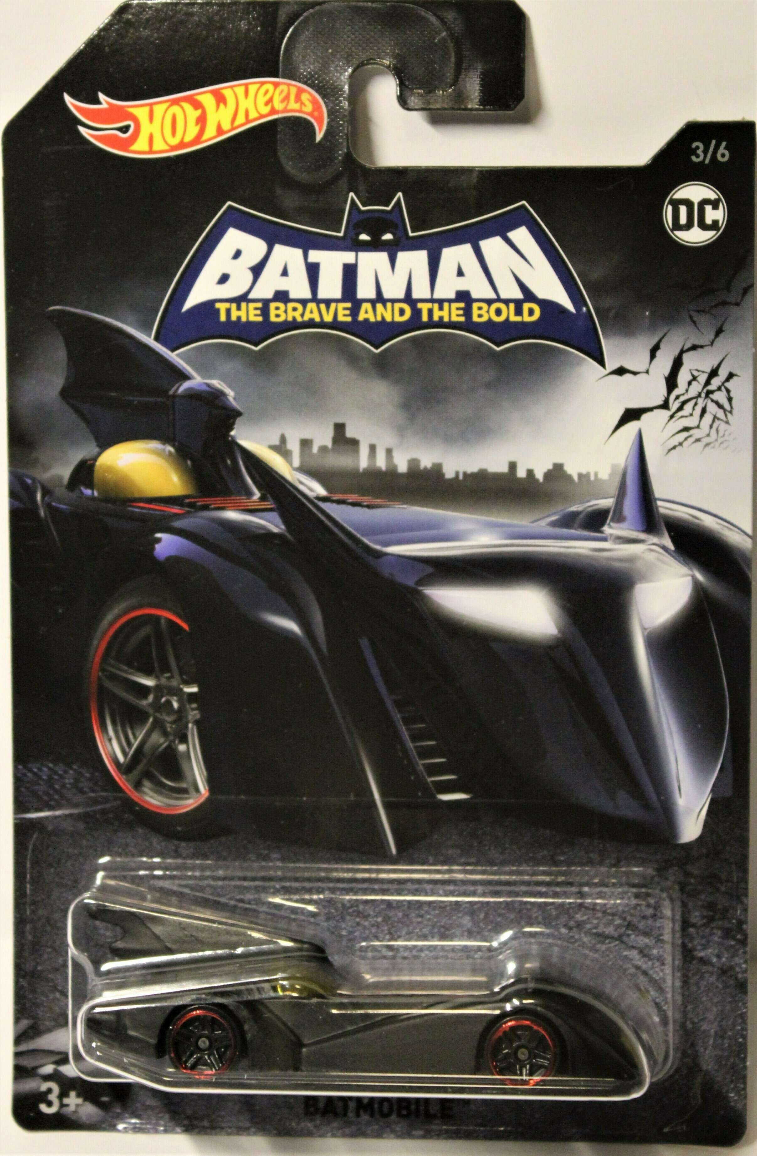 Batmobile / Batman : The Brave and the Bold (Animated) 2018 Hot Wheels /  Walmart Exclusive Series (3/8)