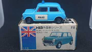 tomica ミニクーパーS トラフィック POLICE 日本製 ミニカー