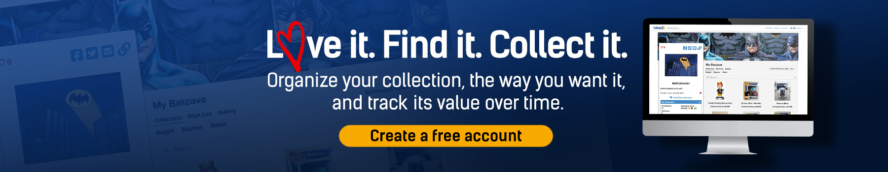 Love it - Find it - Collect it (Correct "its")