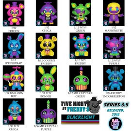 Fnaf blacklight mystery minis deals