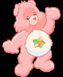 Kidrobot Care Bears Enamel Pin Série 1-True Heart Bear 