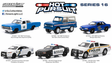 Hot pursuit custom 2024 diecast police cars