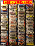 Hot Wheels Errors