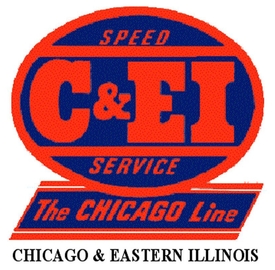 Chicago & Eastern Illinois Railroad Logo Train Trailer Hitch Cover 