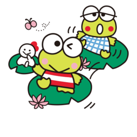 Sanrio Keroppi Characters Hello Kitty and Friends - 9 - Frog Plush 2017
