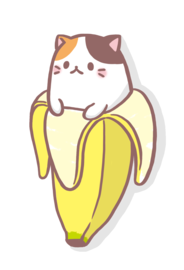 Calico bananya plush clearance