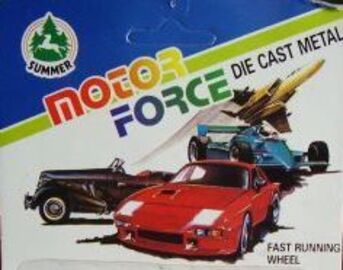 Motor force diecast metal cars top