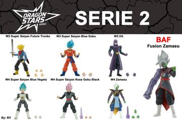Dragon Ball Super Stars Series 4 Zamasu Figure Goku Black Saga BAF Fused Zamasu 
