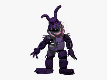 FNAF ANIMATRONIC TWISTED BONNIE action figure size 8 Five Nights at  Freddy's