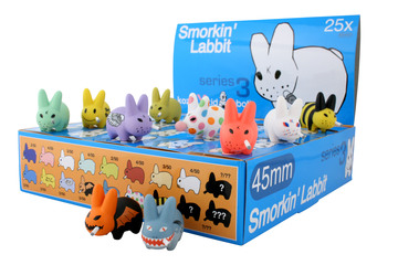 Kidrobot SMORKIN' LABBIT Series 3 Mini Vinyl 2 Figures 1.5