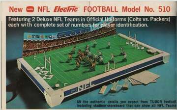 Tudor nfl electric football vintage hot sale